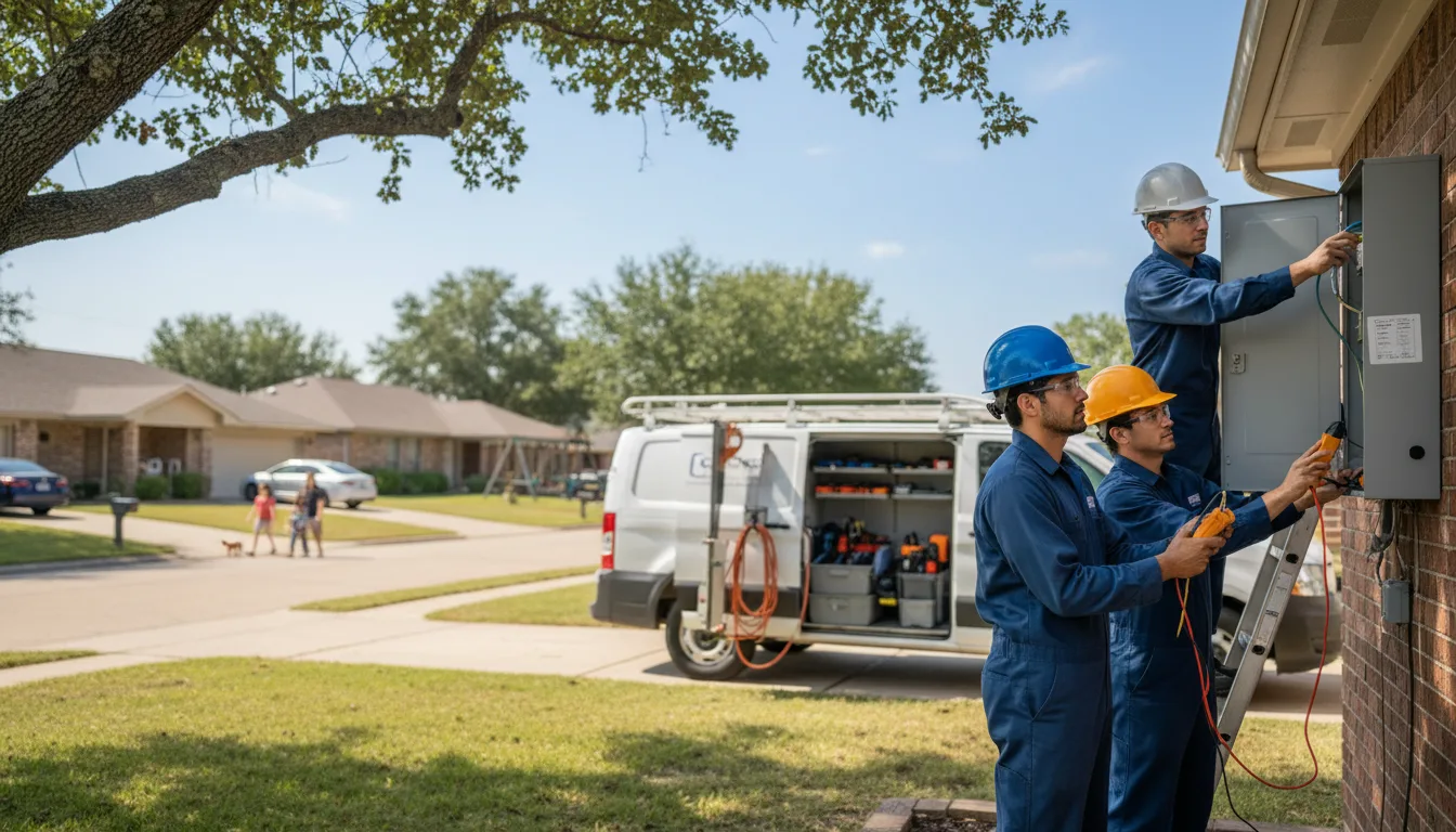 Certified electrician providing emergency electrical services in Cleveland, NM